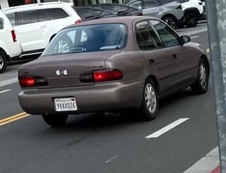 An rare brown Geo Prizm (Rebadged Toyota Corolla) and more recent car photos