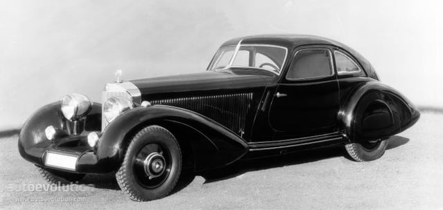 1934 Mercedes Benz Type 500K. Autobound Carrier  (Autobahn Kurier) 306ci 160hp. Rare-Only 12 Coupes Built.