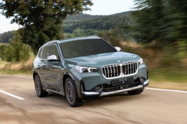 The BMW X1 xDrive25e xLine swaps sporty aggression for a more rugged, utility-focused look.