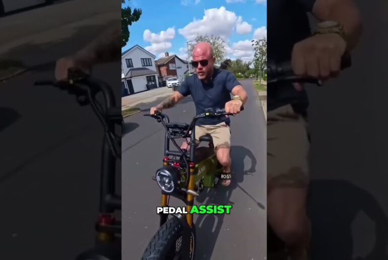 Electric Bike's INSANE Pedal Assist Acceleration! #shorts