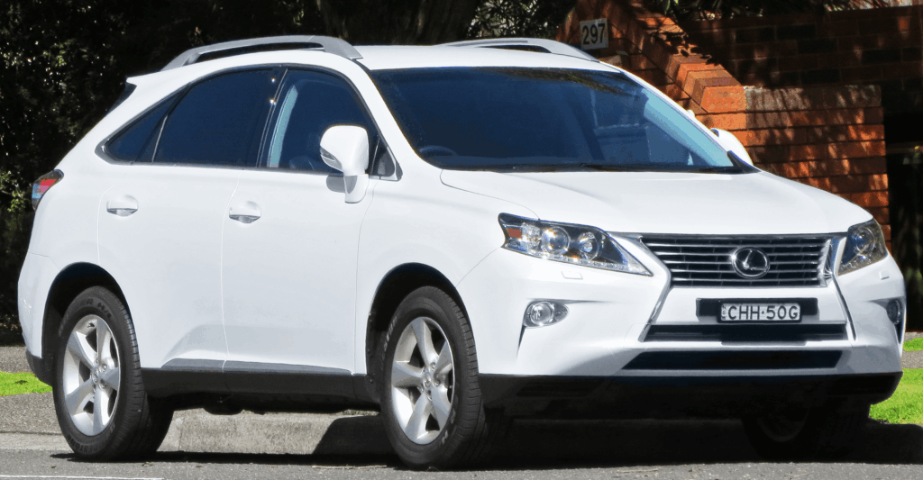2013-15 Lexus RX350 The official car of...?