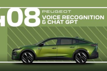 Peugeot Tutorials | 408 Voice Recognition & ChatGPT