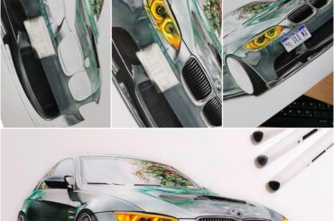 My drawing of BMW M3 e92