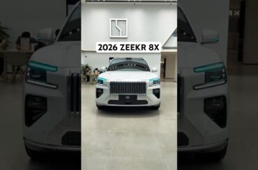 2026 Zeekr 8X 2.0T Super plug-in hybrid system 1400hp 1416km #zeekr #zeekr8x#evcar#chineseev #shorts