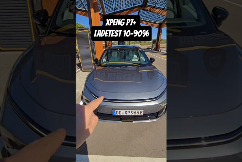 Unfassbar! Xpeng P7+  Ladezeit 10-90% #ev