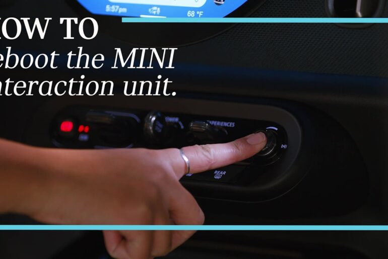 How To Reboot MINI Centre OLED Display (Infotainment System) | MINI How-To