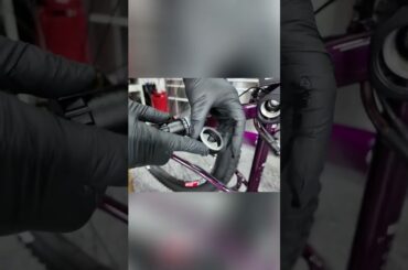 Building an Electric Bicycle: Motor, Chain & Frame Assembly! #shorts