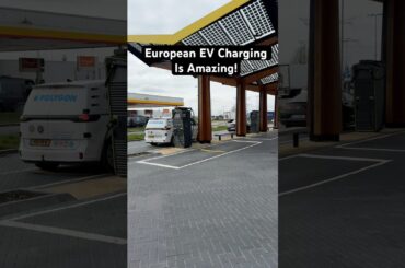 EV Charging In Europe! #ev #electriccar #cars #automotive #electricvehicles
