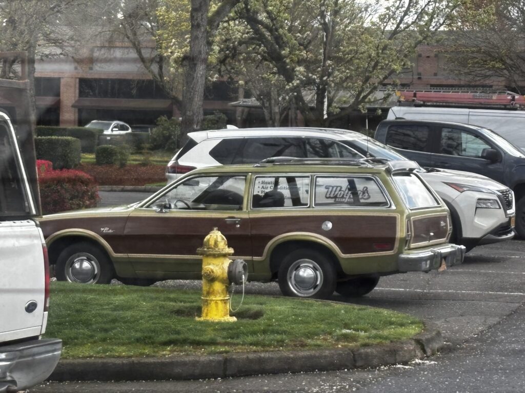 Check out this awesome Pinto Squire Wagon I saw today!!!