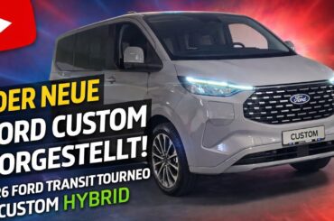 2026 FORD TRANSIT TOURNEO CUSTOM Plug-in-Hybrid (PHEV)