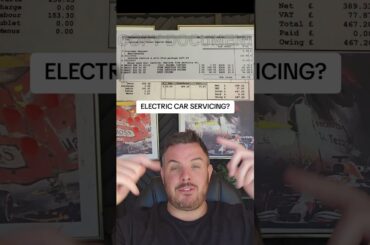 Electric car servicing costs...