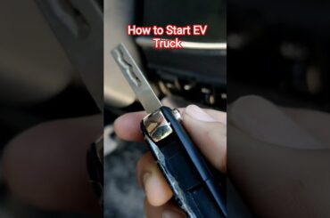 Start Electric Vehicle Truck #sany #electrictruck #shorts