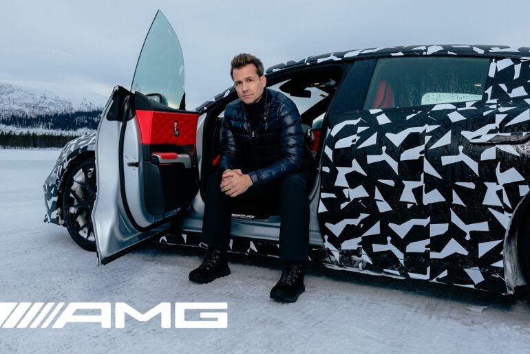 A Drift Comes True I Gabriel Macht Takes On The New Mercedes-AMG GT 4-Door Coupe in Lapland
