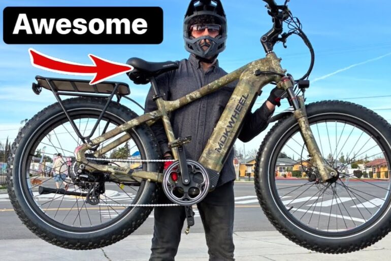 2026 Mokwheel Basalt ((Camouflage)) E-bike ASMR RELAXING POV TEST DRIVE