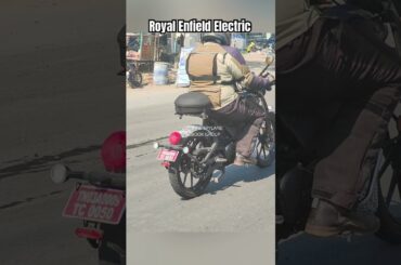 Royal Enfield Electric Motorcycle Spied