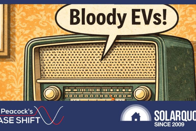 A radio complaining about EVs