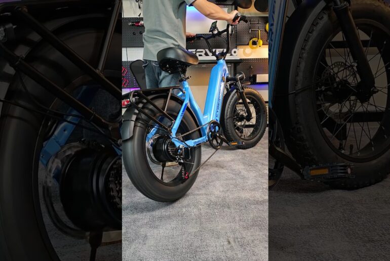 This chunky tires hit different! #cybervelo #ebike #electricbike #ek8 #electricvehicle #foryou #emtb