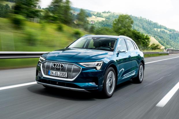 This photo provided by Audi shows the 2022 E-tron.
