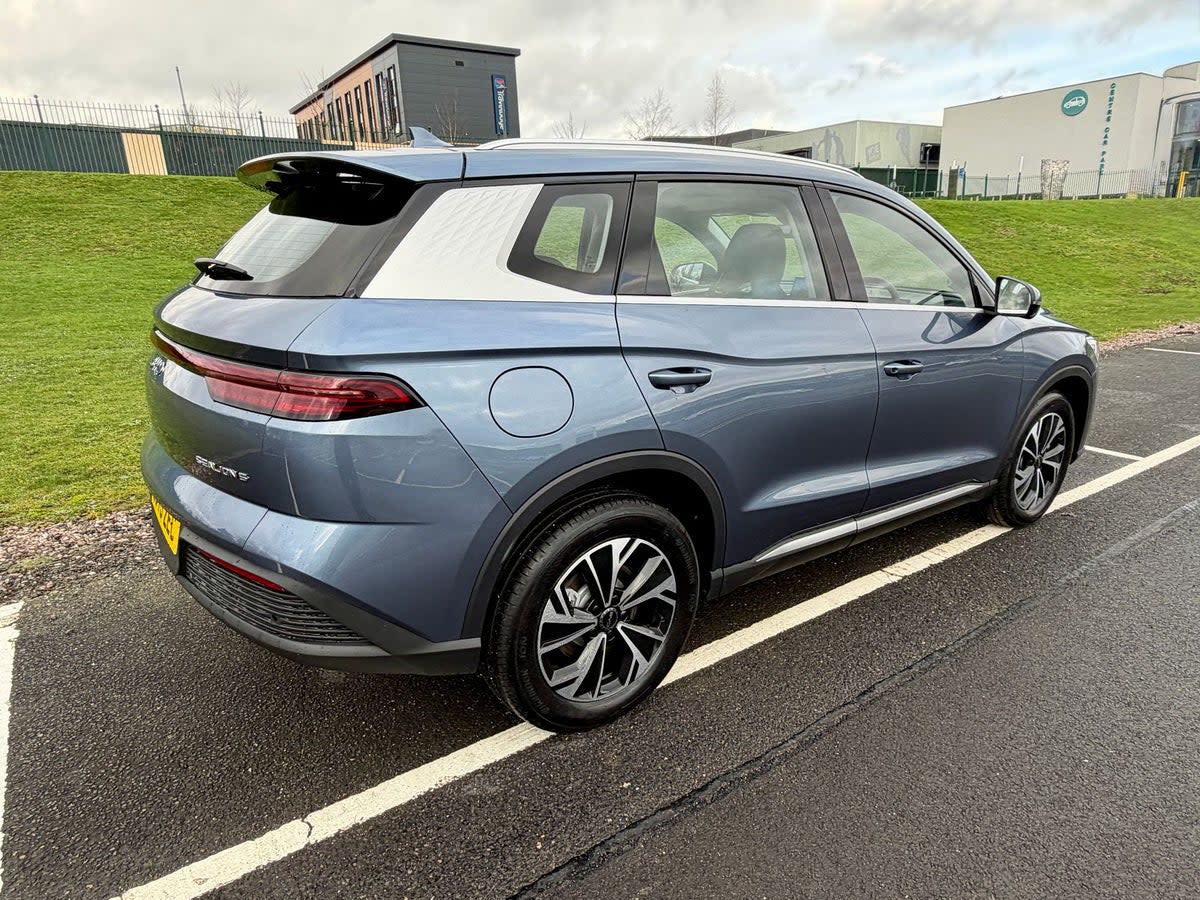 The BYD Sealion 5 DM-i will go up to 53 miles on electric power alone (Steve Fowler)