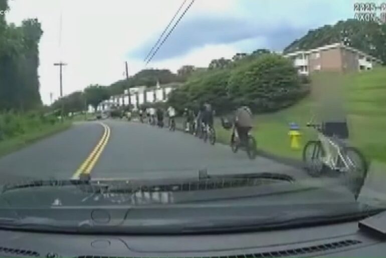 Southington Police Department releases dashcam footage showing increase in illegal e-bike riding
