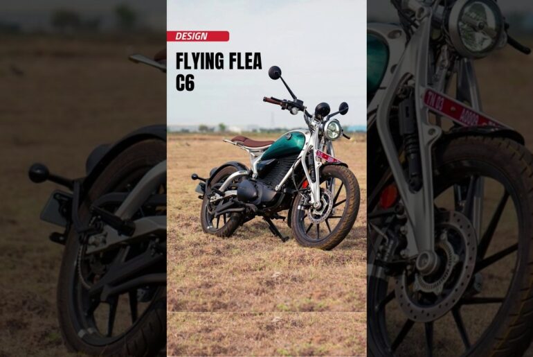 Check out the design of Royal Enfield's first electric motorcycle the Flying Flea C6 | Bike India