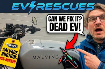 Salvage EV Rescue  Can we fix this "Dead" 2023 Maeving RM1 electric motorcycle?