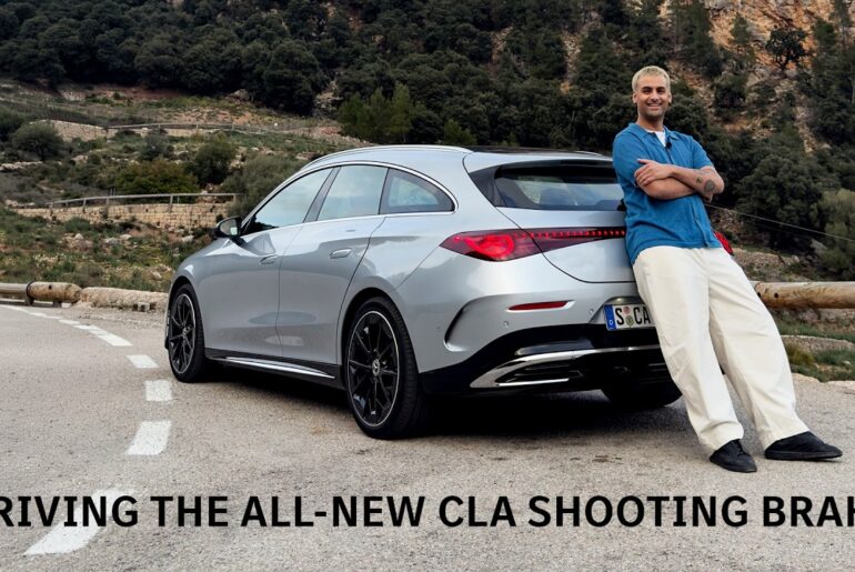 A Majorcan coastal drive in the all-new CLA Shooting Brake | The Test Drive with Canoopsy