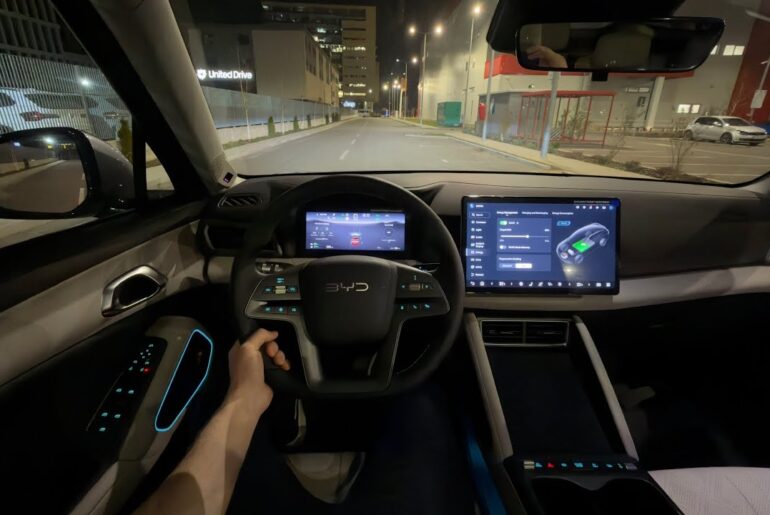 BYD Atto 2 DM-i 2026 Night Test Drive
