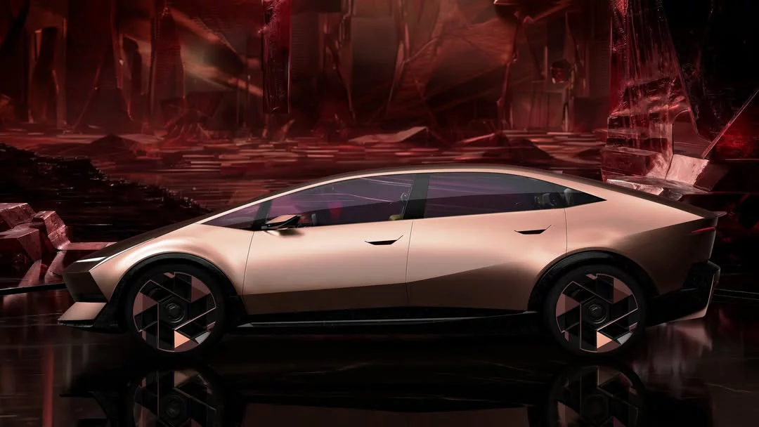 The wedge-like shape and transparent spoiler add sporty flair to the Venus' silhouette