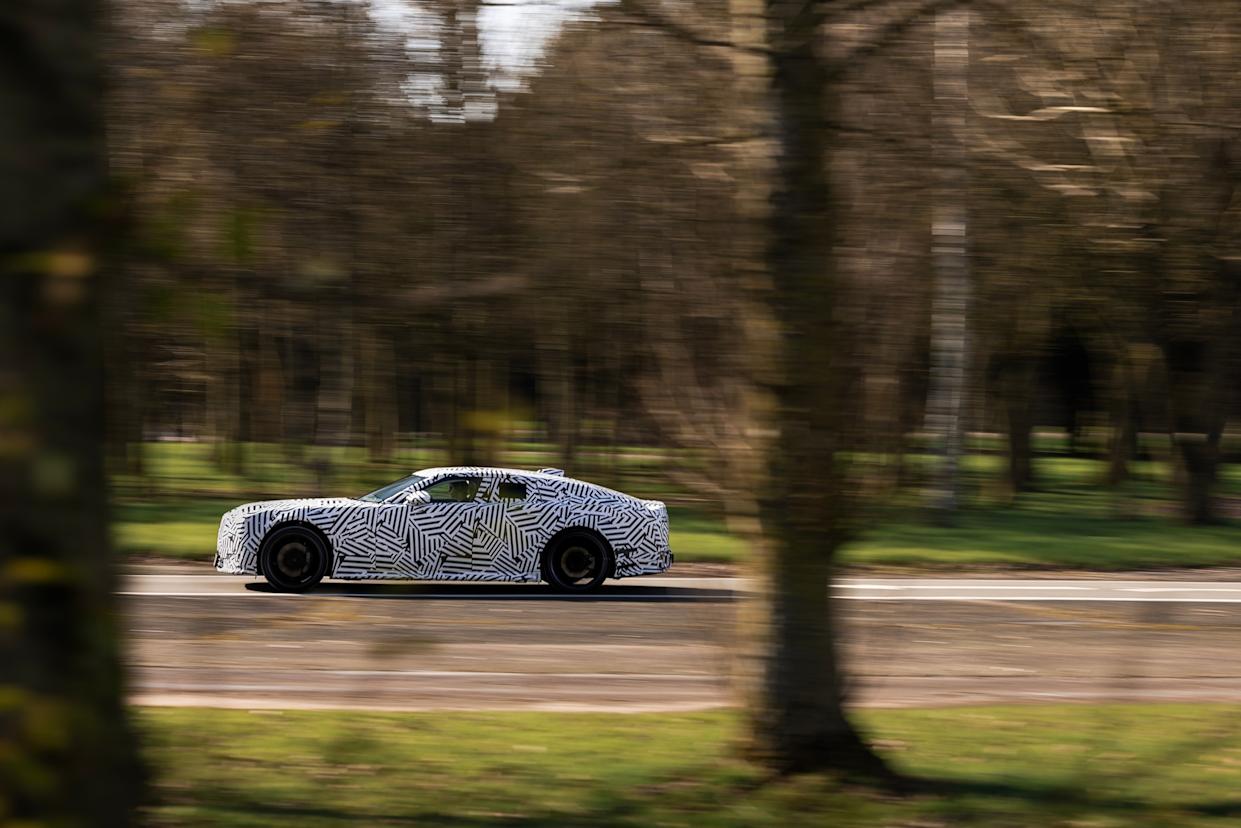 Jaguar - PHOTO: The four-door GT, seen here in camouflage, will be priced at $120,000 and go on sale later this year.