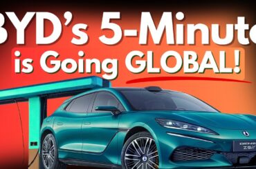 BYD’s 5-Minute Charging EVs With 500 Miles Of Range Are Going Global