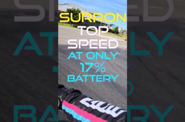 ONLY 17% Battery! What's the Top Speed? Surron Ultra Bee: Electric Motorcycle #motorcycle #surron