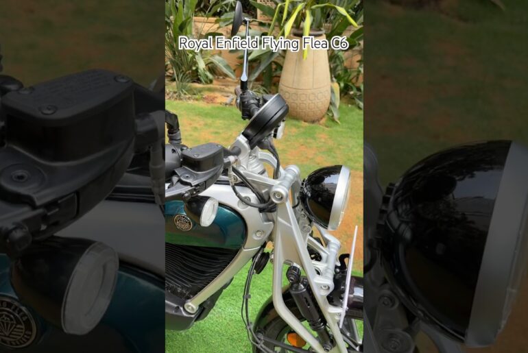 First RE Electric Motorcycle! Royal Enfield Flying Flea C6 Ridden