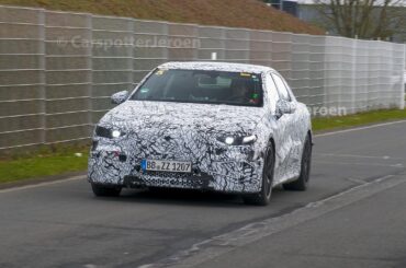 2027 Mercedes-Benz C-Class With EQ Technology spied at the Nurburgring!