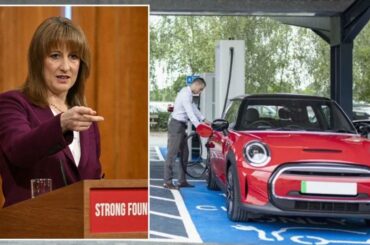 Rachel Reeves slaps EV drivers with £640 car tax bill causing 'speed bumps' for thousands