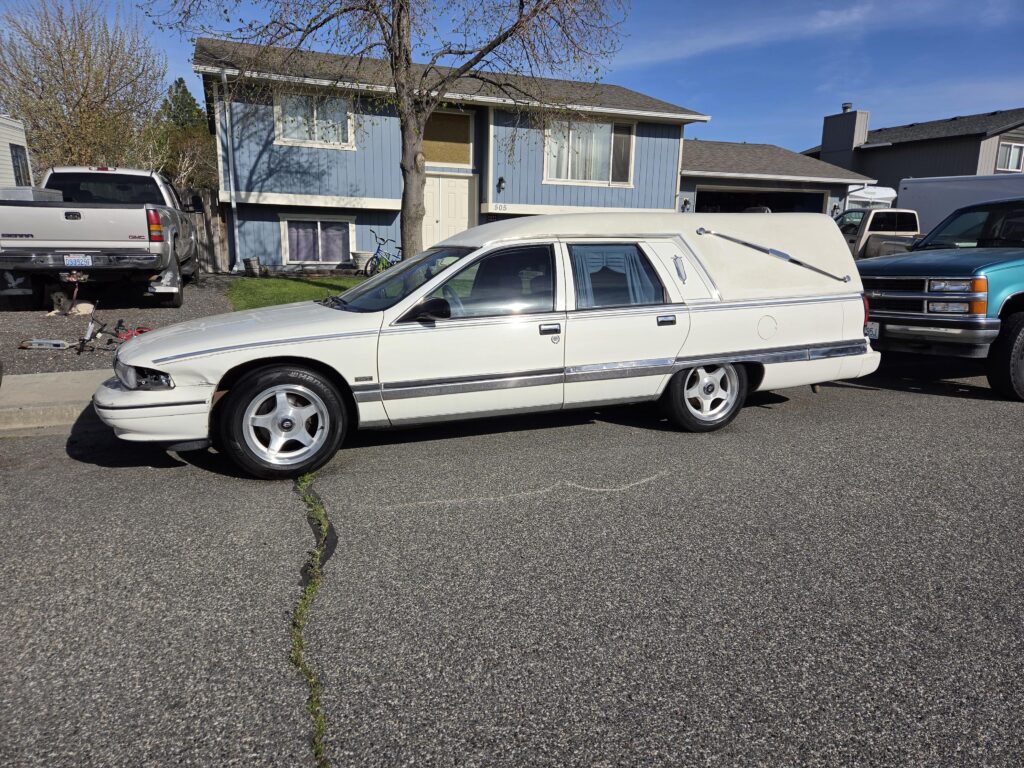 Getting the caprice back on the road.