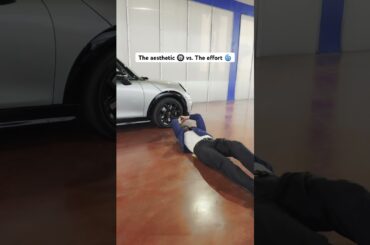 The aesthetic 🛞 vs. The effort 🌀 #youtubeshorts #MINI #minicooper