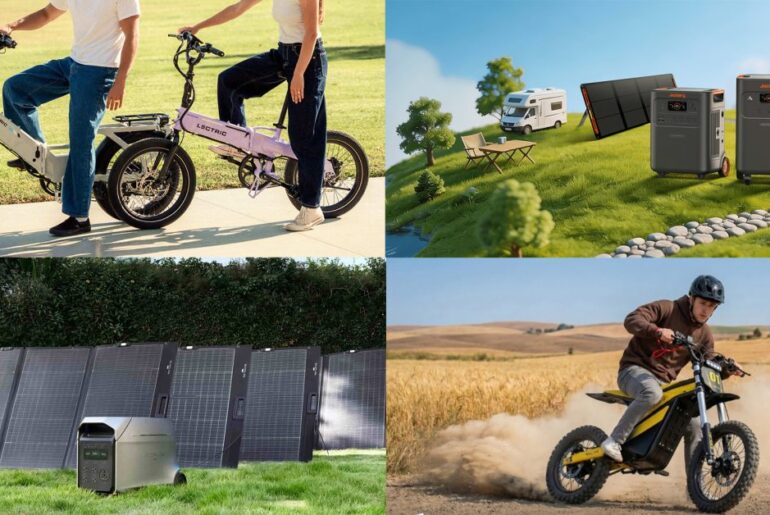 Earth Day sales on Lectric e-bikes and Jackery power stations, Heybike Villain electric dirt bike flash bundle low, EcoFlow, more