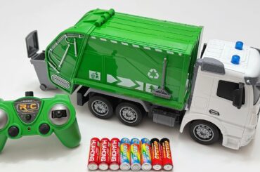 Unboxing City RC Sanitation Vehicle, Electric Siren Ambulance, RC Drift Racing Car, RC Excavator