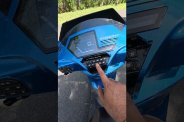 kinetic electric scooter with James Bond style unlock feature #new #trend #ev #scooter #shorts