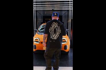 Twingo E-Tech electric is transformed into pop art by Joshua Vides.