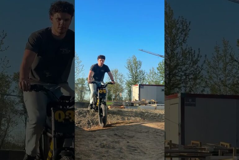 OFF-ROAD ELECTRIC BIKE #electricvehicle  #offroad  #fyp  #chopper