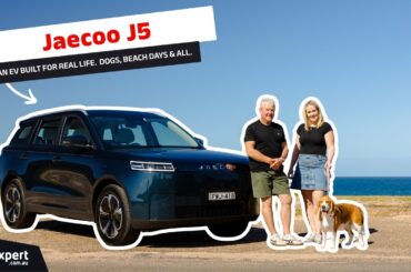 2026 Jaecoo J5 EV: An EV built for real life. Dogs, beach days & all.