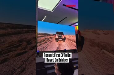 Renault first EV to be based on Bridger #overdrive