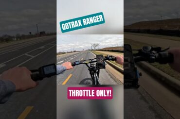 How Fast is the Gotrax Ranger? Throttle Acceleration Test