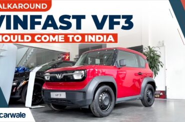 Vinfast VF3 Detailed Walkaround | Features, Space, Specs, and Range Detailed
