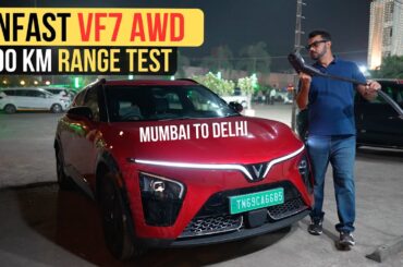 VinFast VF7 Range Test & Review | Mumbai To Delhi - 1300 KM