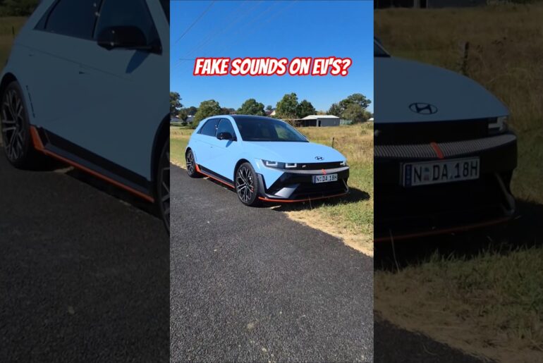 Yes / No? Should fake engine sounds be on EVs? #ioniq5n #hyundai #electricvehicle #tesla #exhaust