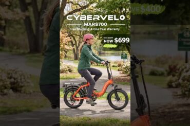 Our e-bikes= fun +eco- friendly. #cybervelo #ebike #trythatinasmalltown #foryou #mars700 #earthday