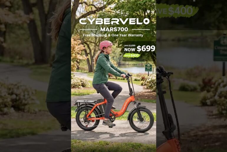 Our e-bikes= fun +eco- friendly. #cybervelo #ebike #trythatinasmalltown #foryou #mars700 #earthday